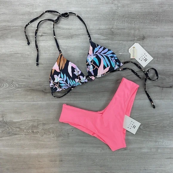 ☀️BILLABONG☀️ TROPIC MOON TRI FIJI BIKINI SET - Picture 3 of 15